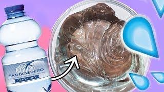 SLIME SENZA COLLA E SENZA ACIDO BORICO solo con due ingredienti  WATER SLIME TheAudrina17 [upl. by Virgilia]