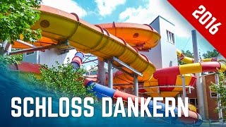 Alle Rutschen  All Water Slides Schloss Dankern 2016 Version Onride [upl. by Hanzelin]