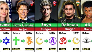 Famous People Who Changed Their Religion  Islam Christian Hindu Buddhist [upl. by Airol605]