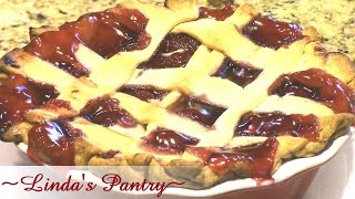 Oregon Fruit Dark Sweet Cherry Pie  Classic Recipe [upl. by Brandes]