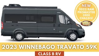 Tour the NEW 2023 Winnebago Travato 59K Class B RV on Brand New 2022 Ram Promaster 3500 Chassis [upl. by Schwing94]