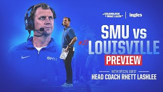 Rhett Lashlee Previews SMU at 22 Louisville [upl. by Aurelius]