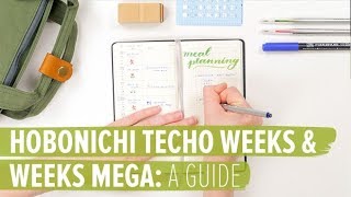 Hobonichi Techo Weeks amp Weeks Mega A Guide [upl. by Akenat]