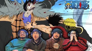 Luffy vs Crocodile Round 2  One Piece Reaction [upl. by Chung]