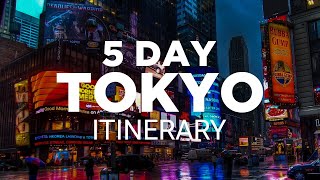 Tokyo FiveDay Itinerary  Your Perfect Travel Guide For a 5 Day Trip [upl. by Dahaf]