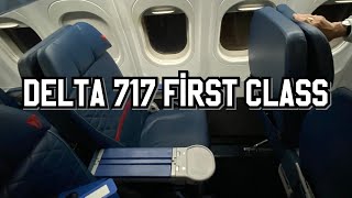 Delta First Class Boeing 717200 Trip Report AtlantaMadison [upl. by Carmelia]