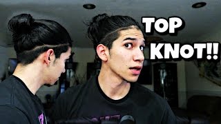 HOW TO TIE A TOP KNOT FOR MEN  Tutorial [upl. by Lindi54]