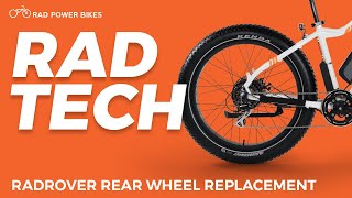 RadRover Rear Wheel Replacement  Rad Tech [upl. by Warram]