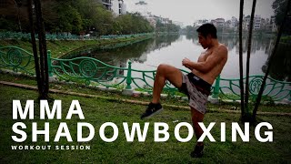 15 Minute KILLER MMA Shadowboxing Workout [upl. by Malliw611]