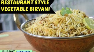 Vegetable Biryani  Easy Homemade Biryani Recipe  Hydrabadi Dum Biryani Video  bharatzkitchen [upl. by Elegna334]