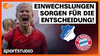 TSG Hoffenheim – FC Bayern München  FrauenBundesliga 14 Spieltag 202425  sportstudio [upl. by Mario]