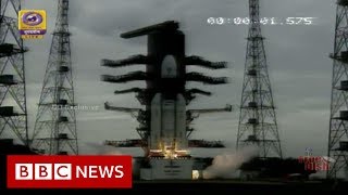 The moment Indias Moon mission began its journey  BBC News [upl. by Aver]