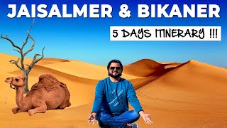 Jaisalmer amp Bikaner Complete Travel Guide  Transport Camps amp Food of Jaisalmer amp Bikaner [upl. by Malony308]