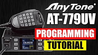 Anytone AT779UV PC Programming Tutorial [upl. by Assenev]