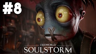 ODDWORLD SOULSTORM PS5 Gameplay Walkthrough Part 8  SLIG BARRACKS Level 9 [upl. by Nilrac]