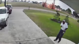 Sebring homeowner stunned by lightning strike [upl. by Razatlab]