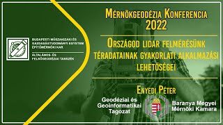 Enyedi Péter  Mérnökgeodézia Konferencia 2022 [upl. by Carrington533]