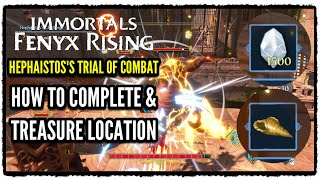 Immortals Fenyx Rising Hephaistoss Trial of Combat Guide amp Treasure Chest Location A New God DLC [upl. by Lorinda]