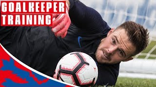 Extended Goalkeeper Training  Quick Reactions from Inside the Box [upl. by Nnaid]