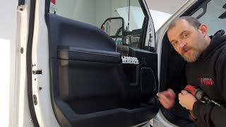 How to remove 2020 Ford F250 door trim [upl. by Asiel]