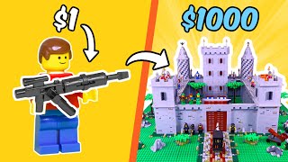 1 vs 1000 LEGO creation [upl. by Reni]