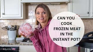 BEST HACK EVER Cooking Frozen Meat in the Instant Pot [upl. by Agripina]