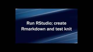 Install R RStudio Setup and Rmarkdown [upl. by Reltuc]