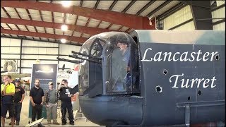 Lancaster FN121 Tail Gun Turret Demo [upl. by Oniram]