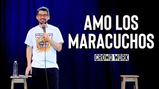 Amo los maracuchos crowd work  stand up comedy [upl. by Laehcor]