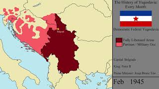 The History of Yugoslavia Every Month [upl. by Sucramraj483]