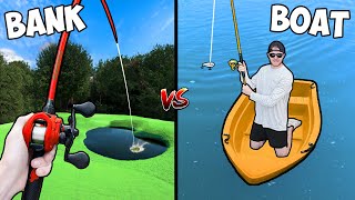 Bank Fishing vs Boat Fishing [upl. by Andromada]