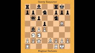 Magnus Carlsen vs Garry Kasparov  Reykjavik Rapid 2004 [upl. by Harmony]