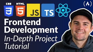 Frontend Web Development InDepth Project Tutorial HTML CSS JavaScript TypeScript React [upl. by Dnivra777]