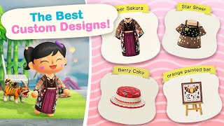 The BEST Custom Designs in Animal Crossing New Horizons  Designer Showcase [upl. by Htiffirg]