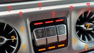 How to activate the dif lock on a 2021 GClass [upl. by Hbahsur275]