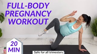 Full Body Pregnancy Workout  Pregnancy Cardio  Pregnancy Exercises [upl. by Stillas490]