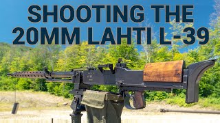 Shooting the Lahti L39 20mm AntiTank Rifle [upl. by Dorca531]