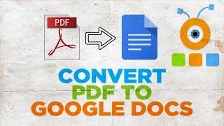 How to Convert PDF to Google Docs using Google Drive [upl. by Nothgierc]