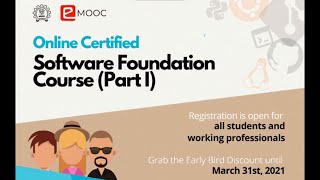 eYantra MOOC Software Foundation Course Registration Overview [upl. by Schweiker560]