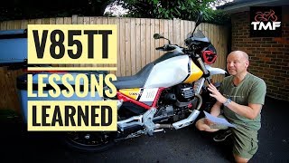 Moto Guzzi V85 TT  Lessons Learned Review [upl. by Eednarb]