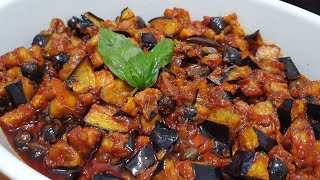 CAPONATA DI MELANZANE RICETTA SICILIANA ORIGINALE BUONISSIMA [upl. by Stoat]