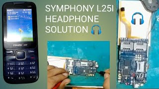 symphony l25i headphone solution china mobile headphone problem jumper solution 100working [upl. by Sucitivel46]