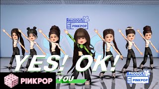 LISA quotYES！OKquot ROBLOX DANCE VIDEO 舞蹈导师LISA 主题曲教学视频  Youth With You 青春有你2  PINKPOP [upl. by Selohcin311]