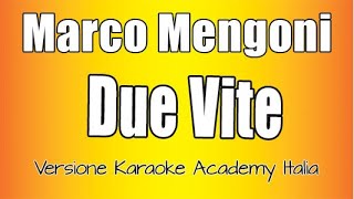 Marco Mengoni  Due Vite Versione Karaoke Academy Italia Sanremo 2023 [upl. by Finzer]