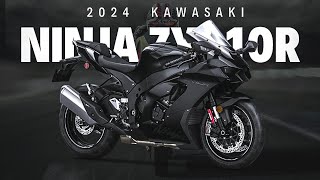 ALL BLACK 2024 KAWASAKI NINJA ZX10R OFFICIALLY RELEASED [upl. by Larrej434]