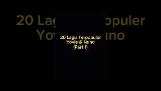 20 Lagu Terpopuler Yovie amp Nuno Part 1 [upl. by Sharai]