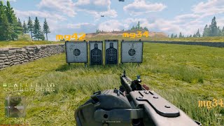 mg34 vs mg42 full auto accuracy enlisted [upl. by Marti]