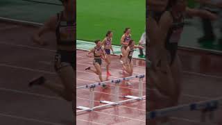 【陸上・日本選手権】女子100mハードル日本記録保持者・福部真子が2年ぶりの優勝で初のオリンピックへ [upl. by Bullard]