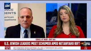 Senator Chuck Schumer defends his call to replace Netanyahu [upl. by Shanta]