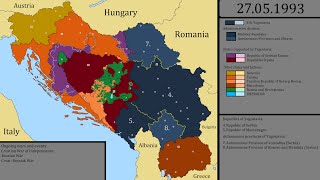 Breakup of Yugoslavia and Yugoslav Wars [upl. by O'Grady]